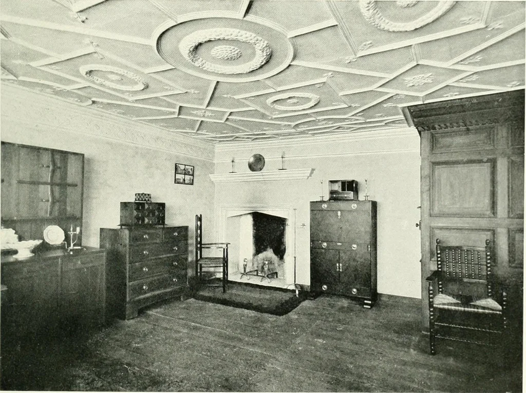 An illustration from The modern home; a book of British domestic architecture for moderate incomes; a companion volume to "The British home of to-day";, 1906, leaf 180