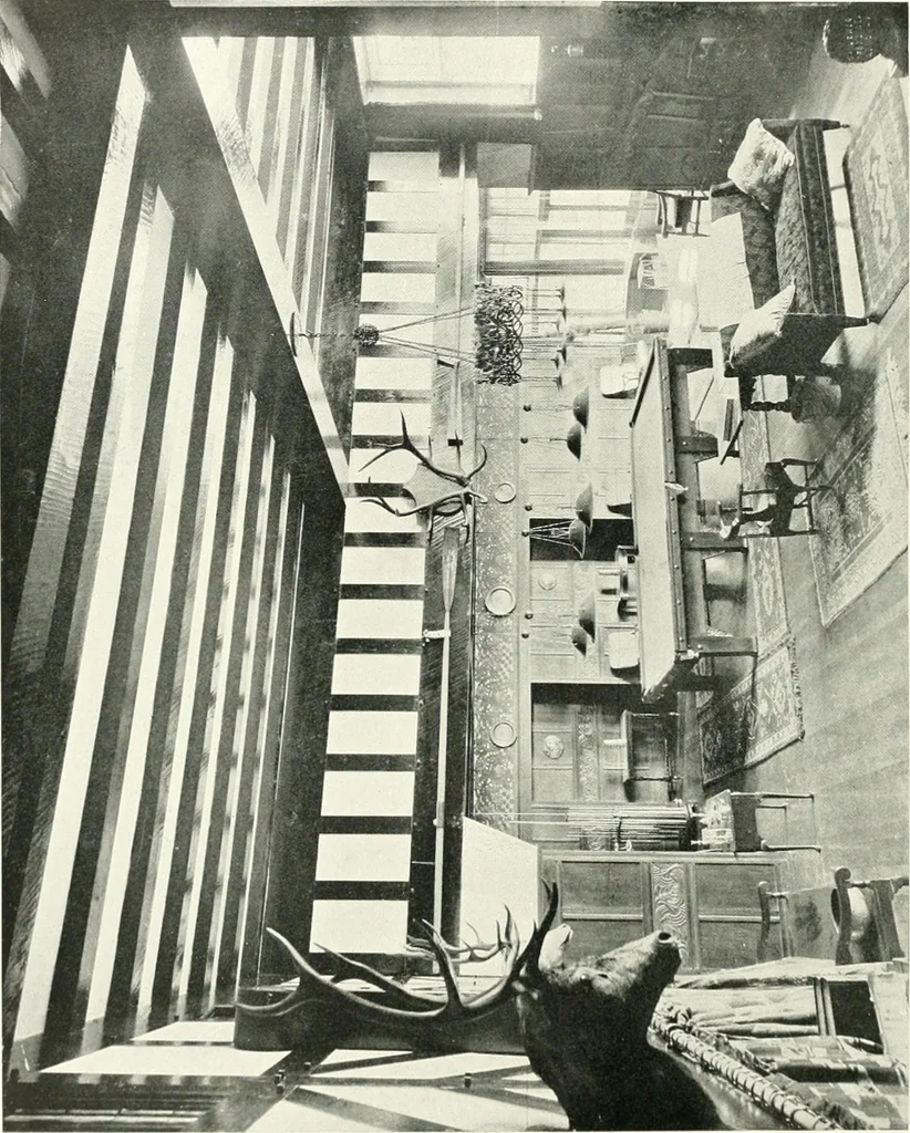 An illustration from The modern home; a book of British domestic architecture for moderate incomes; a companion volume to "The British home of to-day";, 1906, leaf 185