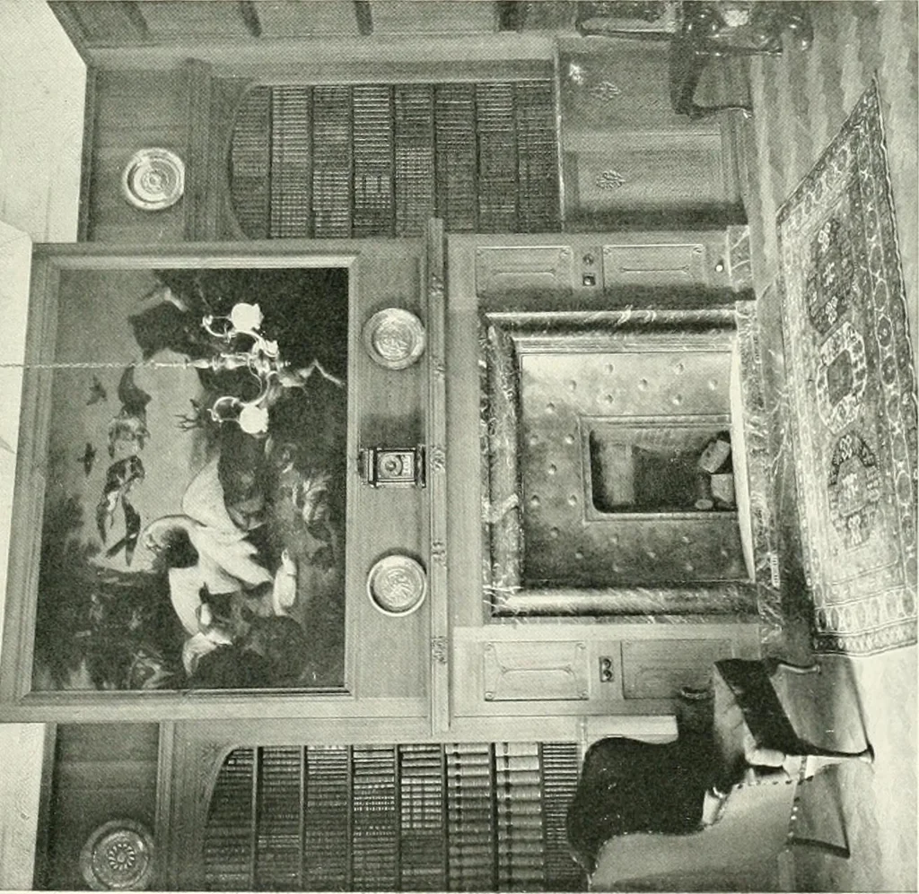 An illustration from The modern home; a book of British domestic architecture for moderate incomes; a companion volume to "The British home of to-day";, 1906, leaf 186