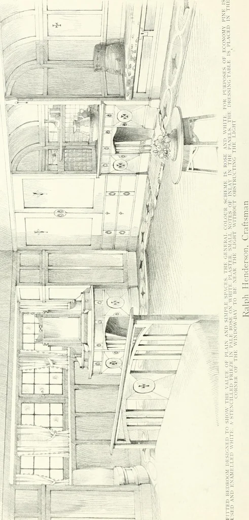 An illustration from The modern home; a book of British domestic architecture for moderate incomes; a companion volume to "The British home of to-day";, 1906, leaf 189