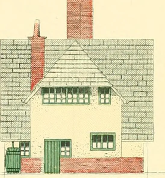 An illustration from The modern home; a book of British domestic architecture for moderate incomes; a companion volume to "The British home of to-day";, 1906, leaf 26