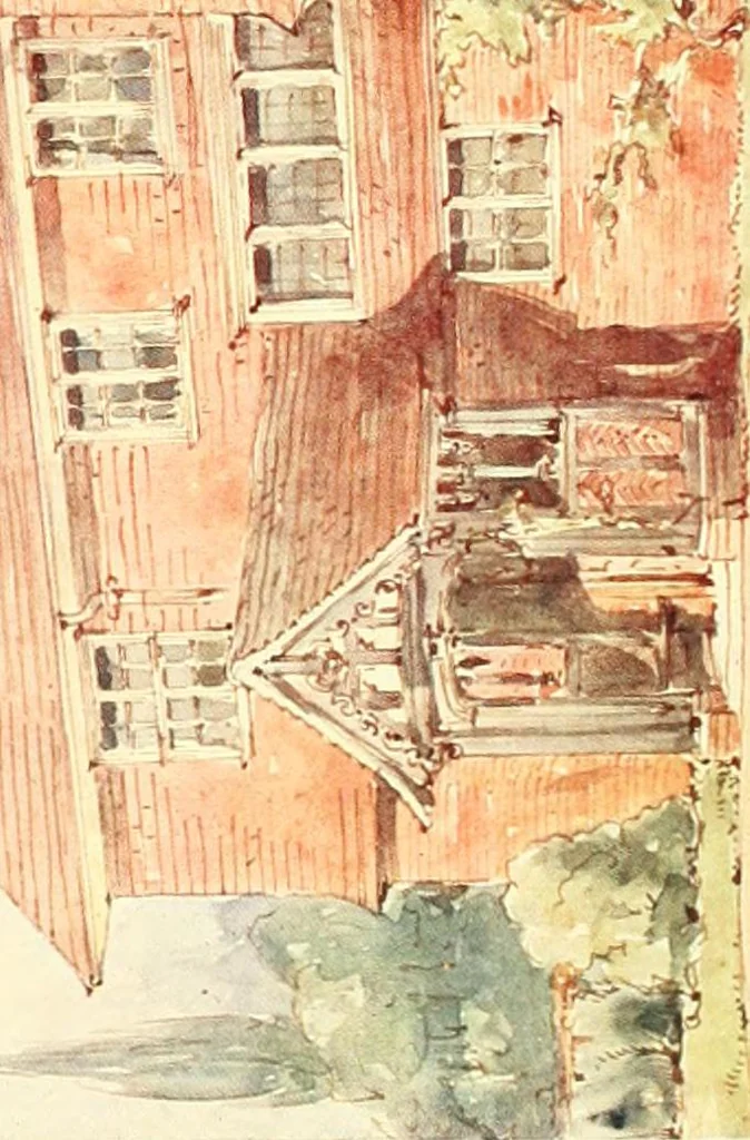 An illustration from The modern home; a book of British domestic architecture for moderate incomes; a companion volume to "The British home of to-day";, 1906, leaf 34