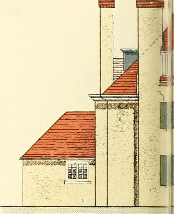 An illustration from The modern home; a book of British domestic architecture for moderate incomes; a companion volume to "The British home of to-day";, 1906, leaf 53