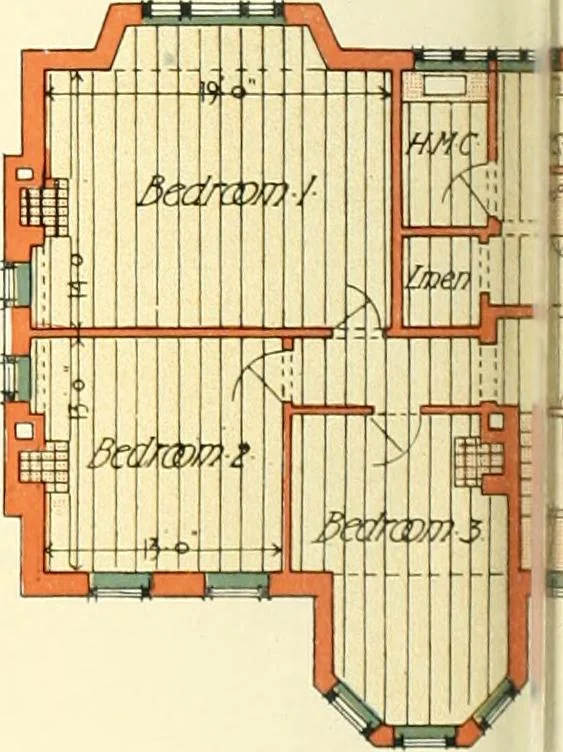 An illustration from The modern home; a book of British domestic architecture for moderate incomes; a companion volume to "The British home of to-day";, 1906, leaf 53