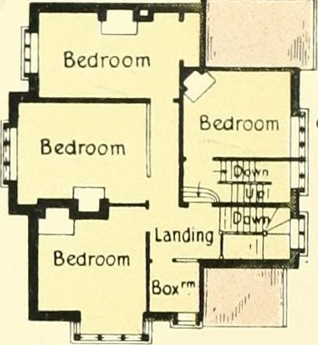 An illustration from The modern home; a book of British domestic architecture for moderate incomes; a companion volume to "The British home of to-day";, 1906, leaf 55