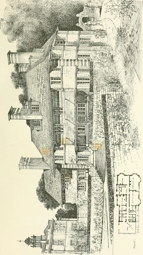 An illustration from The modern home; a book of British domestic architecture for moderate incomes; a companion volume to "The British home of to-day";, 1906, leaf 56