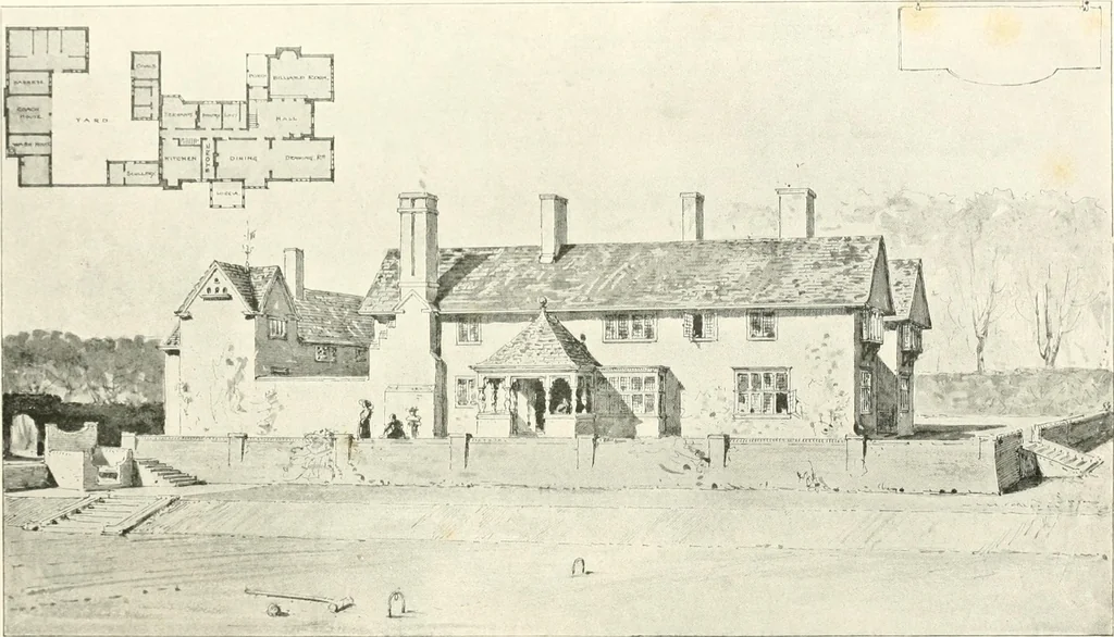 An illustration from The modern home; a book of British domestic architecture for moderate incomes; a companion volume to "The British home of to-day";, 1906, leaf 57