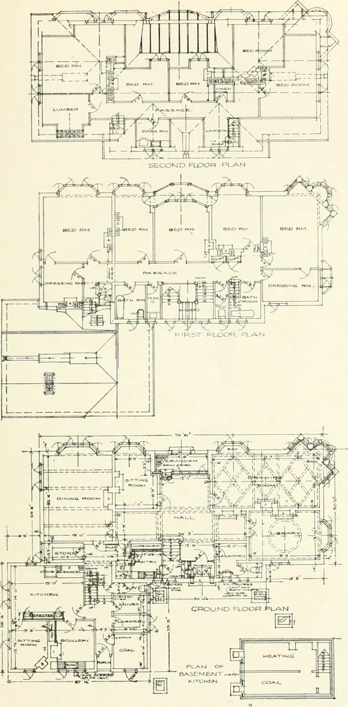 An illustration from The modern home; a book of British domestic architecture for moderate incomes; a companion volume to "The British home of to-day";, 1906, leaf 62