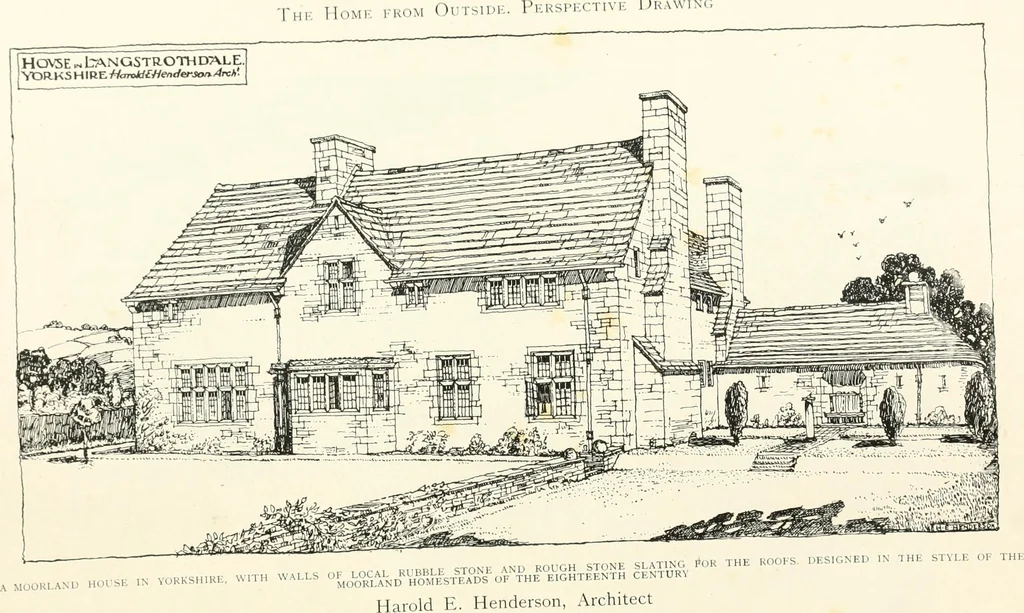 An illustration from The modern home; a book of British domestic architecture for moderate incomes; a companion volume to "The British home of to-day";, 1906, leaf 71