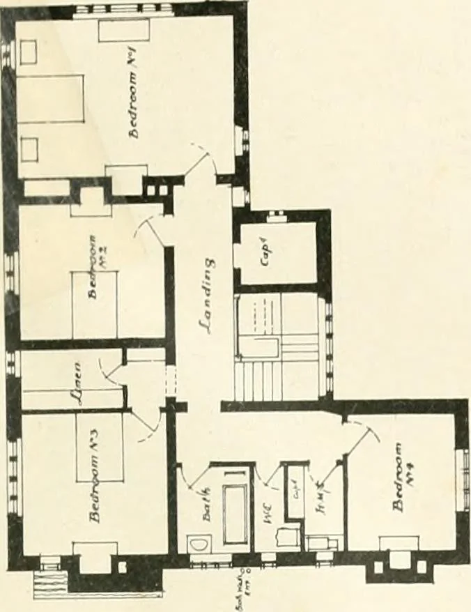 An illustration from The modern home; a book of British domestic architecture for moderate incomes; a companion volume to "The British home of to-day";, 1906, leaf 72