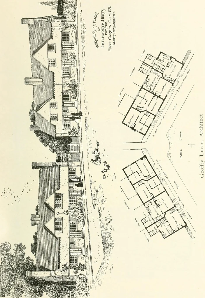 An illustration from The modern home; a book of British domestic architecture for moderate incomes; a companion volume to "The British home of to-day";, 1906, leaf 78