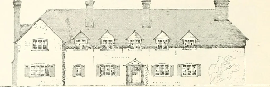 An illustration from The modern home; a book of British domestic architecture for moderate incomes; a companion volume to "The British home of to-day";, 1906, leaf 79