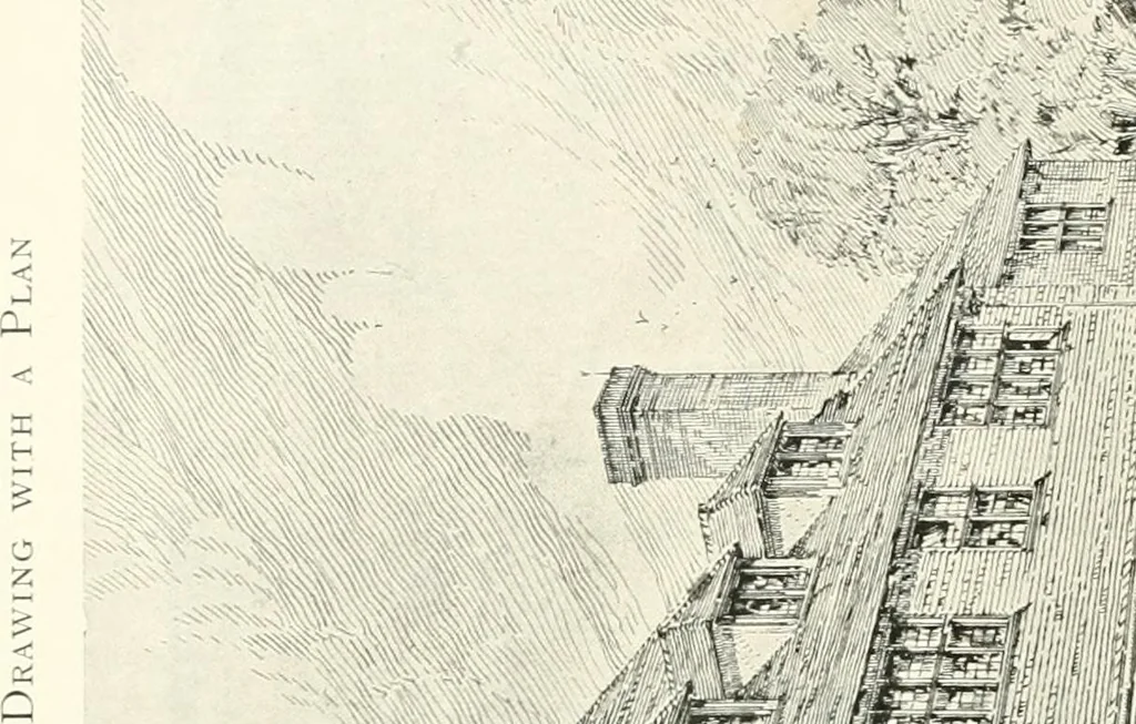 An illustration from The modern home; a book of British domestic architecture for moderate incomes; a companion volume to "The British home of to-day";, 1906, leaf 81