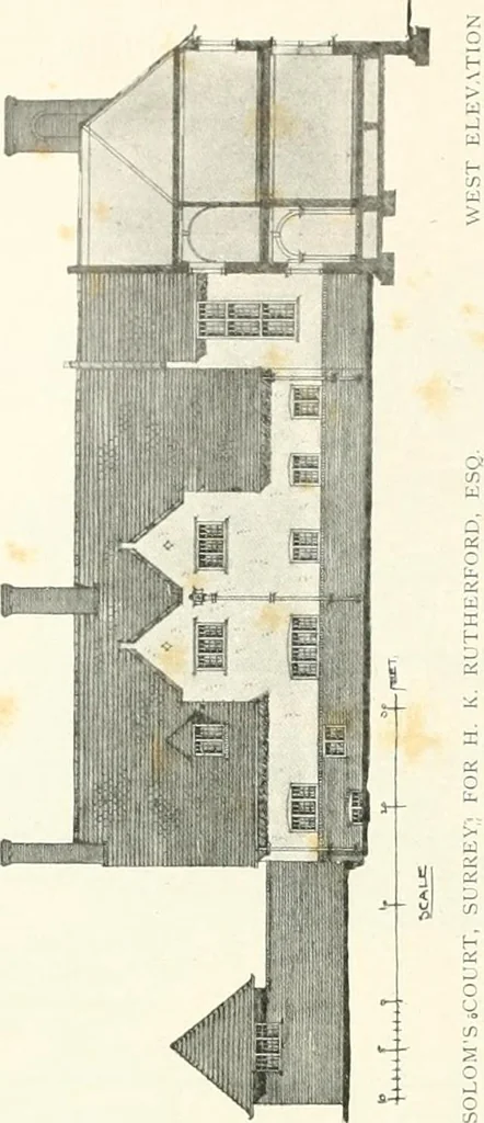 An illustration from The modern home; a book of British domestic architecture for moderate incomes; a companion volume to "The British home of to-day";, 1906, leaf 85