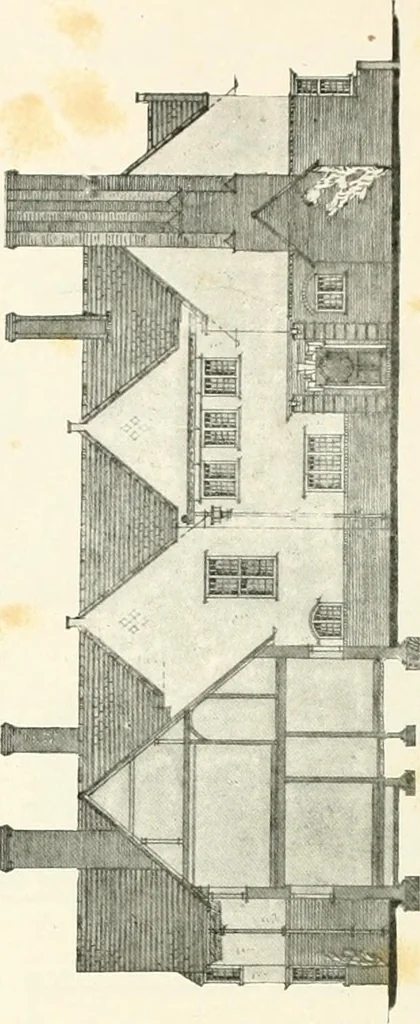 An illustration from The modern home; a book of British domestic architecture for moderate incomes; a companion volume to "The British home of to-day";, 1906, leaf 85