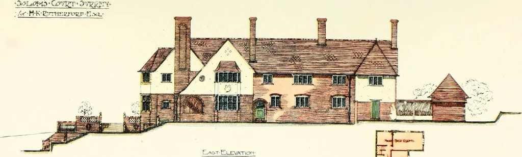An illustration from The modern home; a book of British domestic architecture for moderate incomes; a companion volume to "The British home of to-day";, 1906, leaf 86