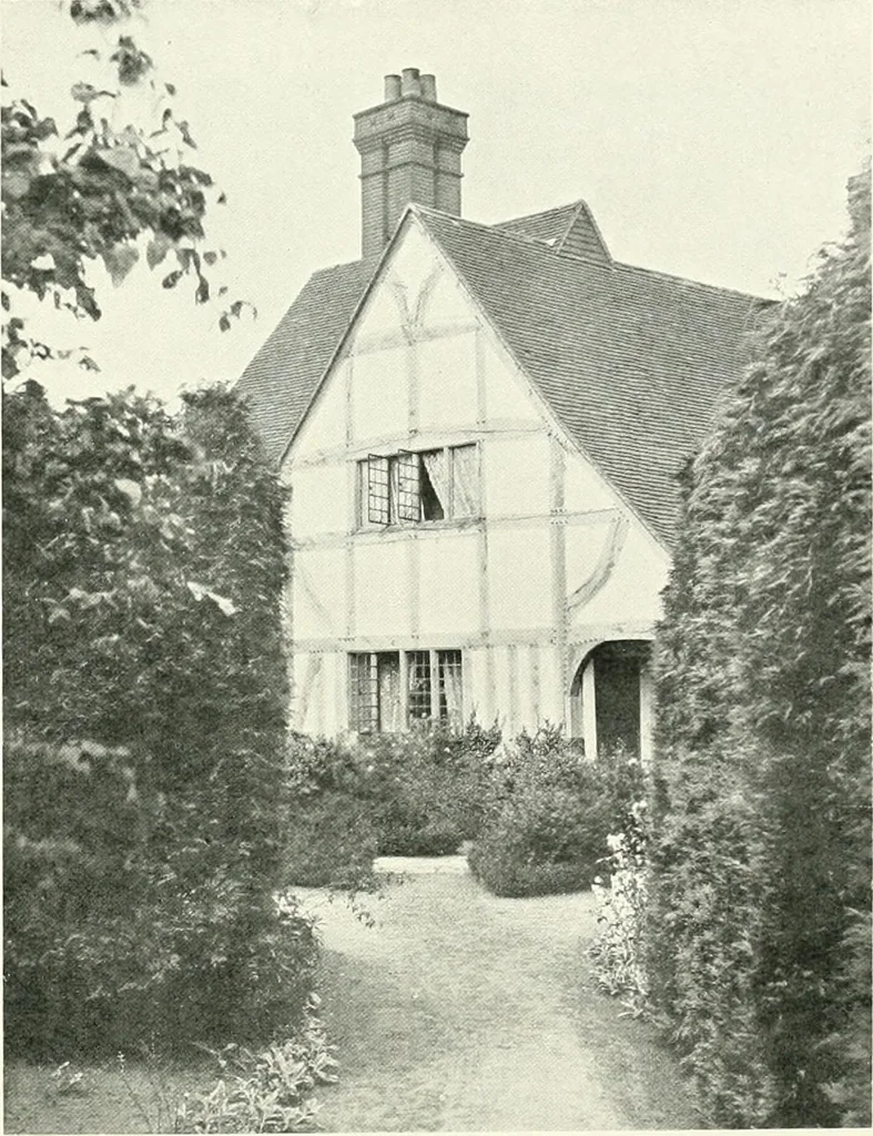 An illustration from The modern home : a book of British domestic architectvre for moderate incomes; a companion volvme to "The British home of to-day", 1906, leaf 119