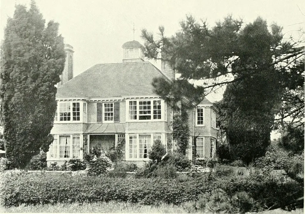 An illustration from The modern home : a book of British domestic architectvre for moderate incomes; a companion volvme to "The British home of to-day", 1906, leaf 139
