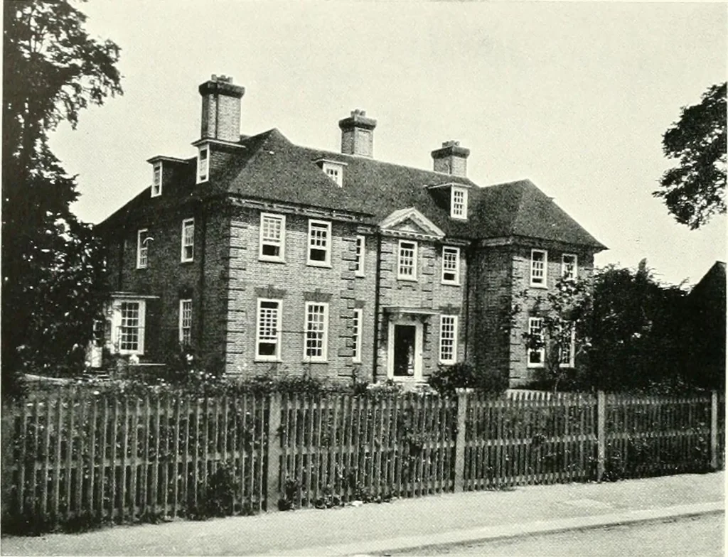 An illustration from The modern home : a book of British domestic architectvre for moderate incomes; a companion volvme to "The British home of to-day", 1906, leaf 141
