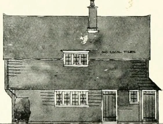 An illustration from The modern home : a book of British domestic architectvre for moderate incomes; a companion volvme to "The British home of to-day", 1906, leaf 143