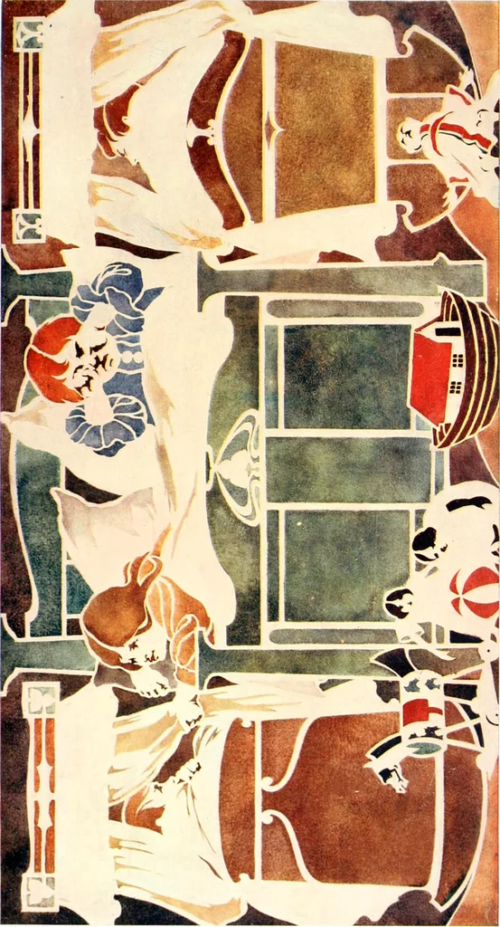 An illustration from The modern home : a book of British domestic architectvre for moderate incomes; a companion volvme to "The British home of to-day", 1906, leaf 174