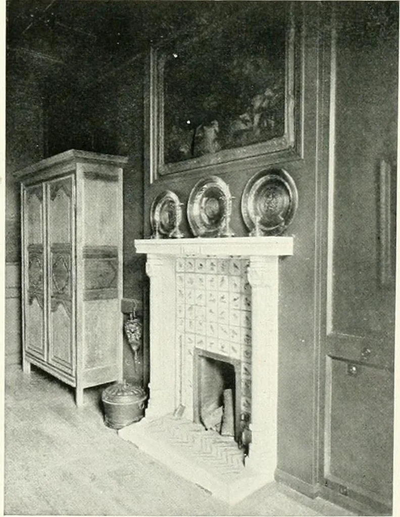 An illustration from The modern home : a book of British domestic architectvre for moderate incomes; a companion volvme to "The British home of to-day", 1906, leaf 177