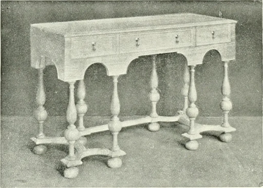 An illustration from The modern home : a book of British domestic architectvre for moderate incomes; a companion volvme to "The British home of to-day", 1906, leaf 179
