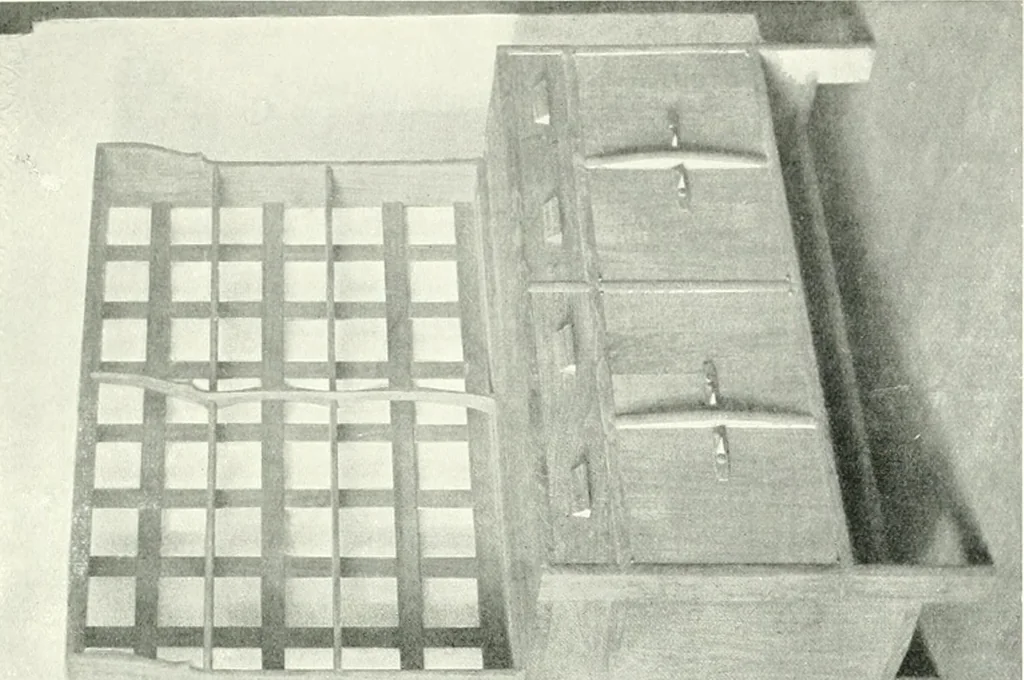An illustration from The modern home : a book of British domestic architectvre for moderate incomes; a companion volvme to "The British home of to-day", 1906, leaf 186