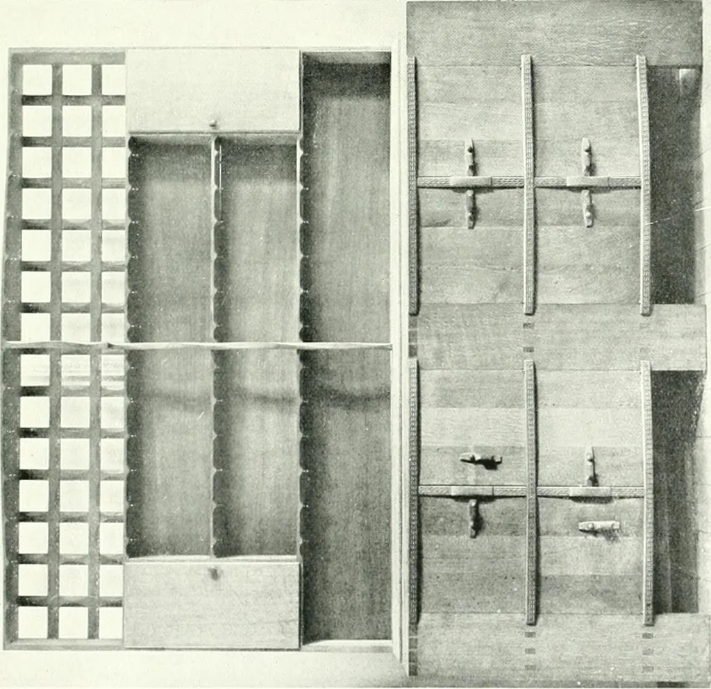 An illustration from The modern home : a book of British domestic architectvre for moderate incomes; a companion volvme to "The British home of to-day", 1906, leaf 186