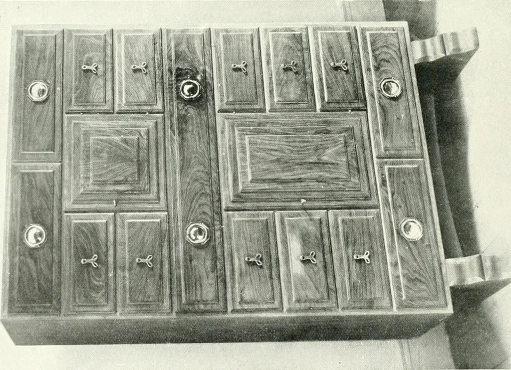 An illustration from The modern home : a book of British domestic architectvre for moderate incomes; a companion volvme to "The British home of to-day", 1906, leaf 189