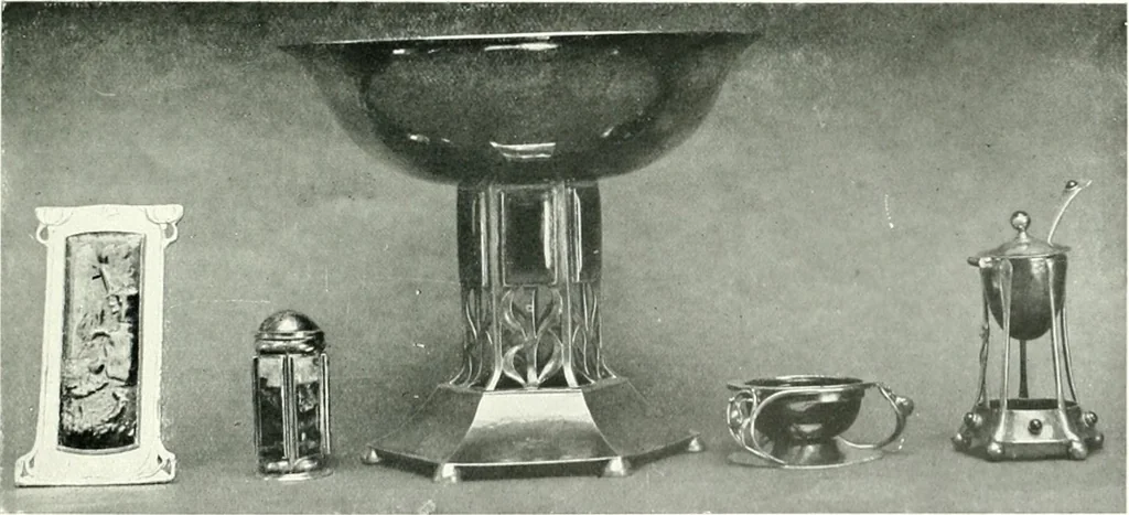 An illustration from The modern home : a book of British domestic architectvre for moderate incomes; a companion volvme to "The British home of to-day", 1906, leaf 210