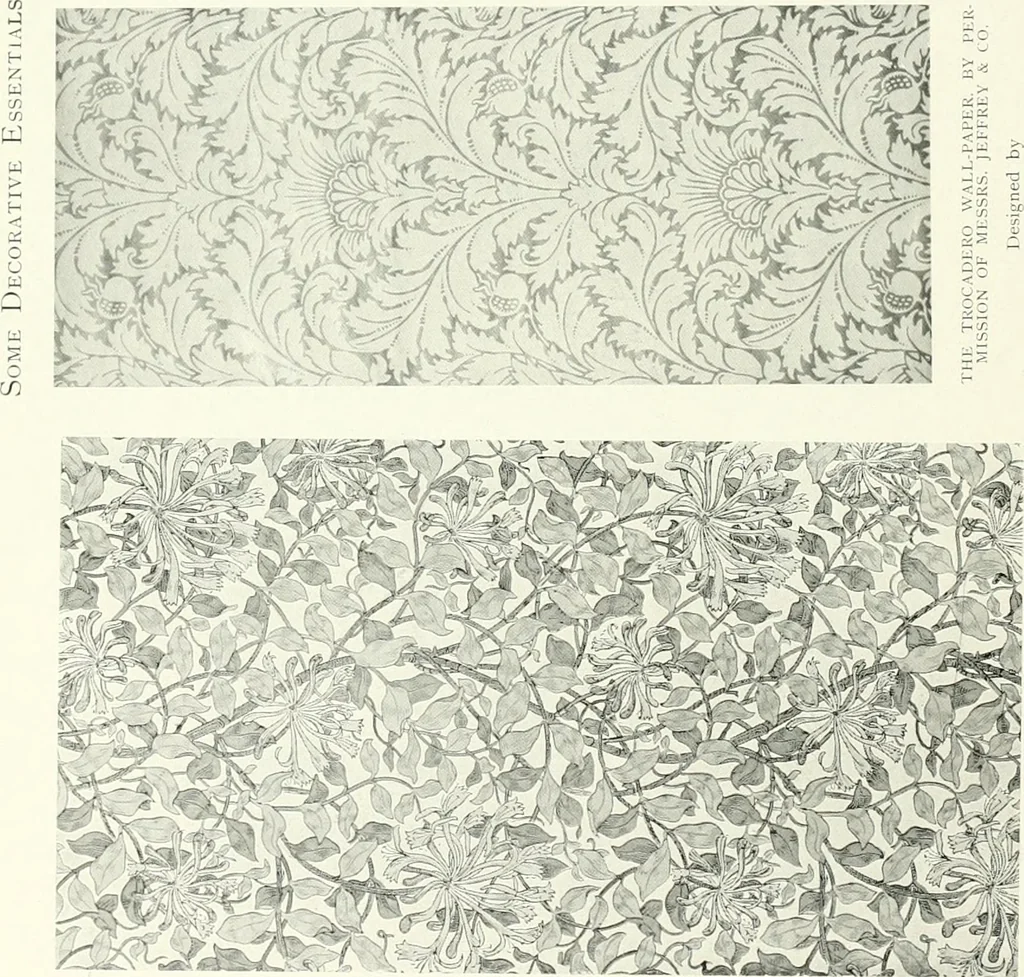 An illustration from The modern home : a book of British domestic architectvre for moderate incomes; a companion volvme to "The British home of to-day", 1906, leaf 215