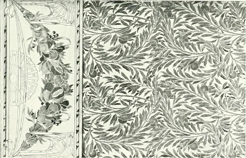 An illustration from The modern home : a book of British domestic architectvre for moderate incomes; a companion volvme to "The British home of to-day", 1906, leaf 216