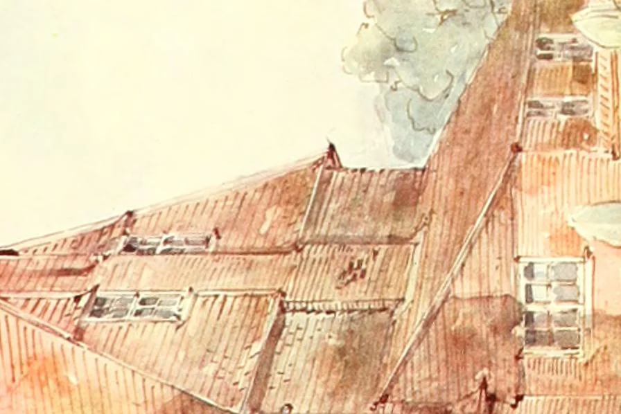 An illustration from The modern home : a book of British domestic architectvre for moderate incomes; a companion volvme to "The British home of to-day", 1906, leaf 36
