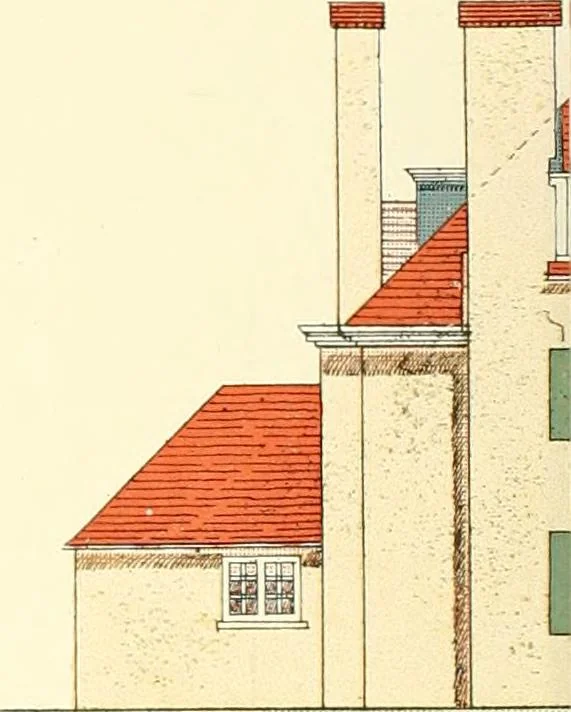 An illustration from The modern home : a book of British domestic architectvre for moderate incomes; a companion volvme to "The British home of to-day", 1906, leaf 55
