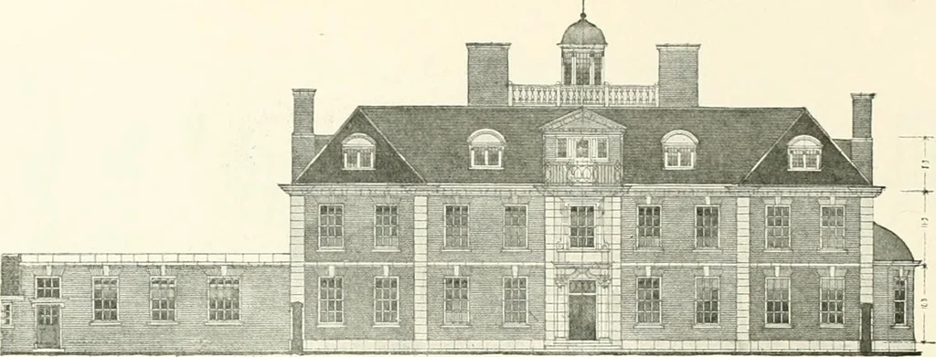 An illustration from The modern home : a book of British domestic architectvre for moderate incomes; a companion volvme to "The British home of to-day", 1906, leaf 61