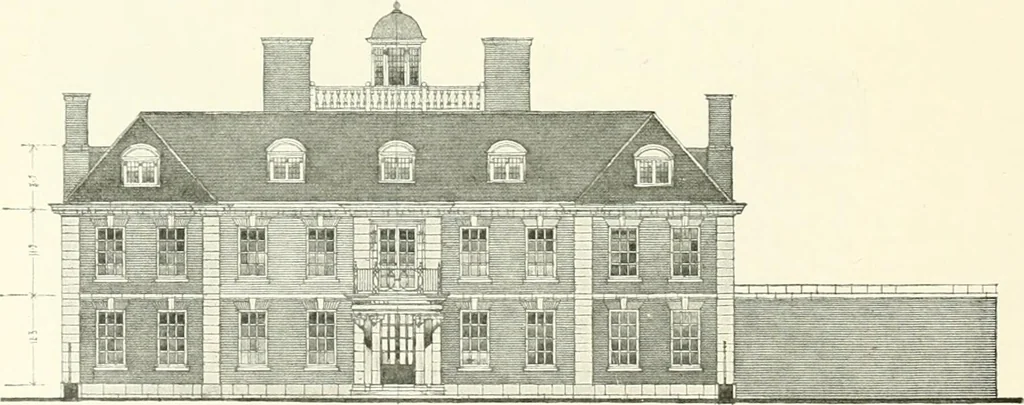 An illustration from The modern home : a book of British domestic architectvre for moderate incomes; a companion volvme to "The British home of to-day", 1906, leaf 61