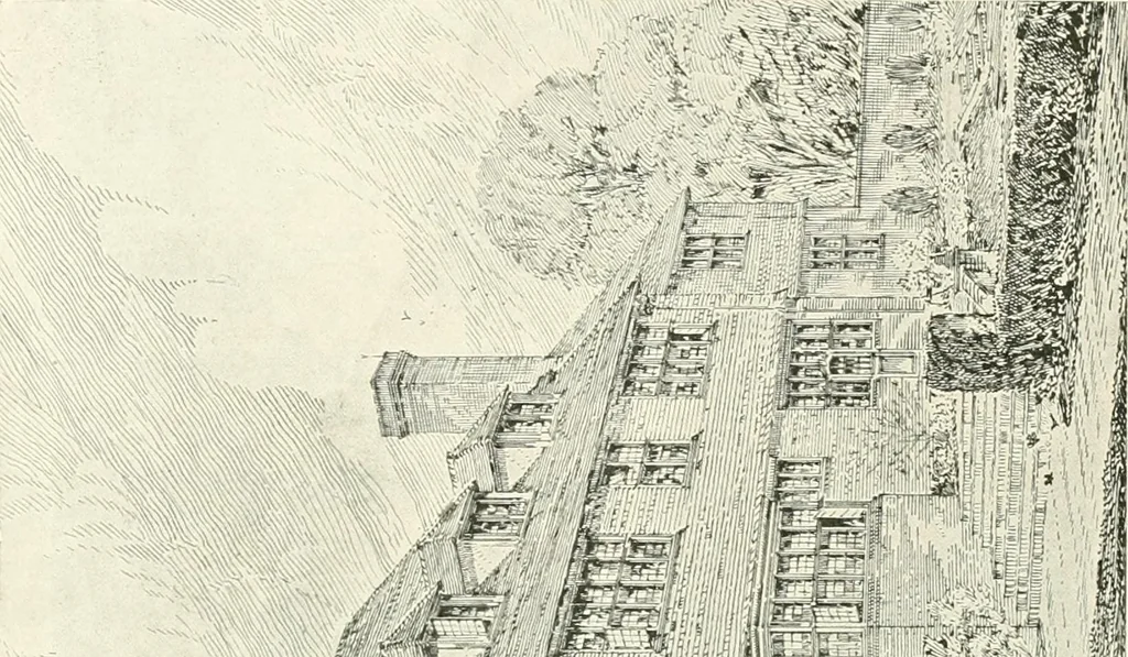 An illustration from The modern home : a book of British domestic architectvre for moderate incomes; a companion volvme to "The British home of to-day", 1906, leaf 83