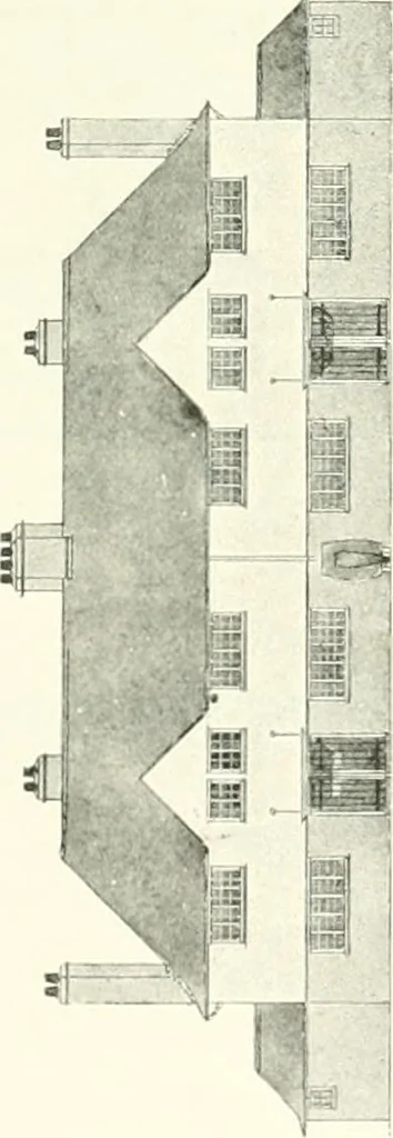 An illustration from The modern home : a book of British domestic architectvre for moderate incomes; a companion volvme to "The British home of to-day", 1906, leaf 84