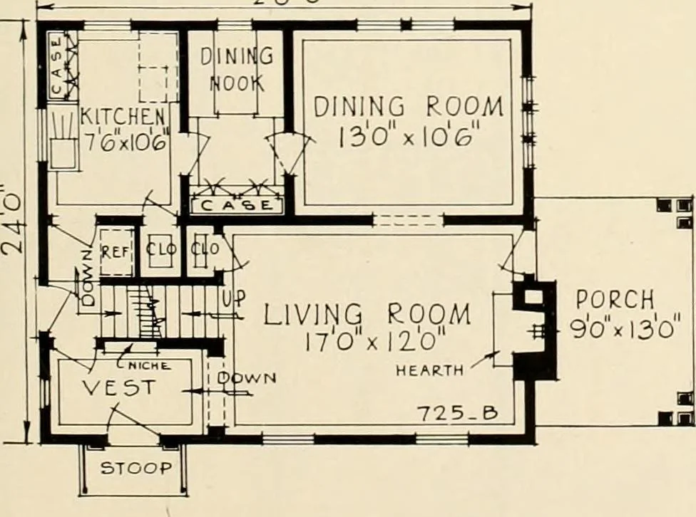 An illustration from Modern homes., 1920, leaf 10