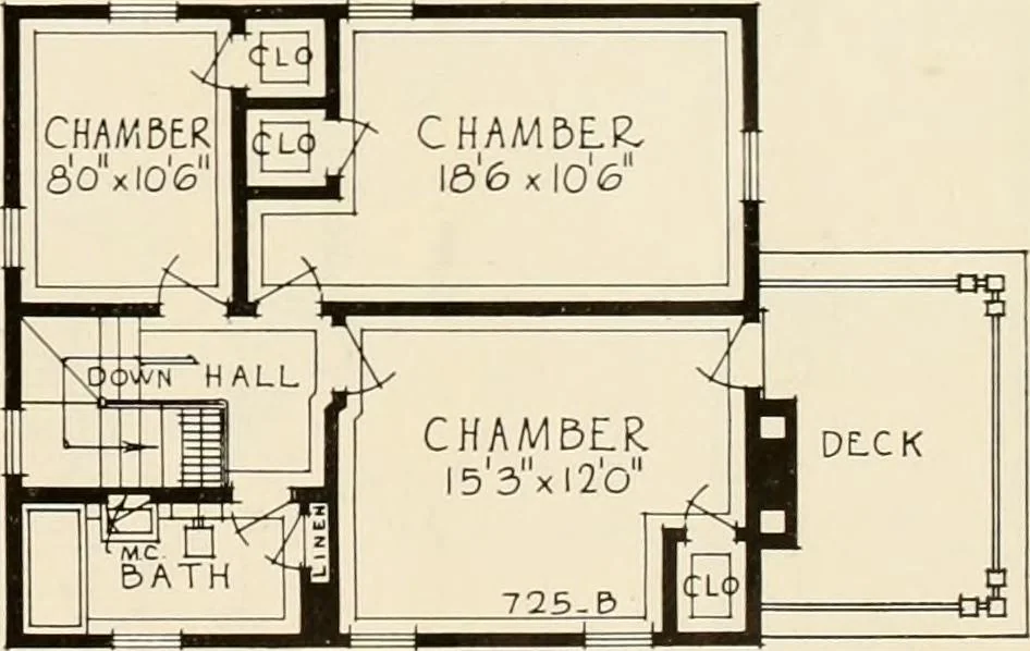 An illustration from Modern homes., 1920, leaf 10