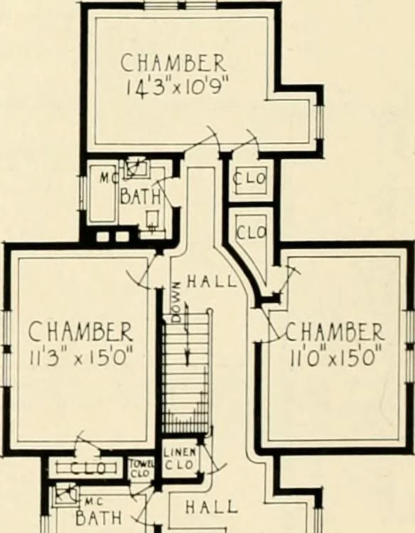 An illustration from Modern homes., 1920, leaf 13