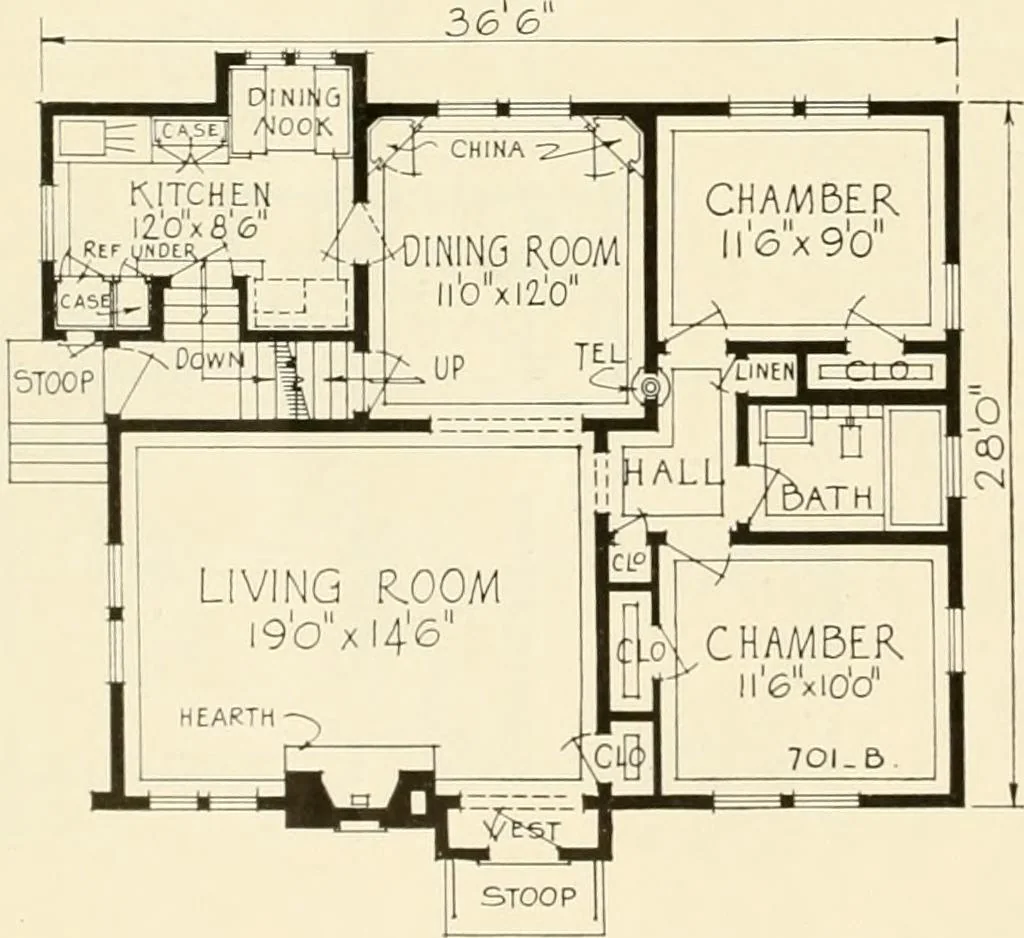 An illustration from Modern homes., 1920, leaf 15