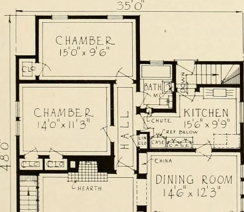 An illustration from Modern homes., 1920, leaf 16