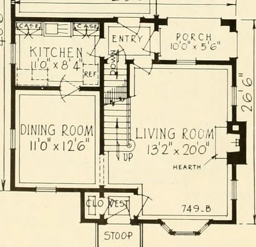 An illustration from Modern homes., 1920, leaf 17