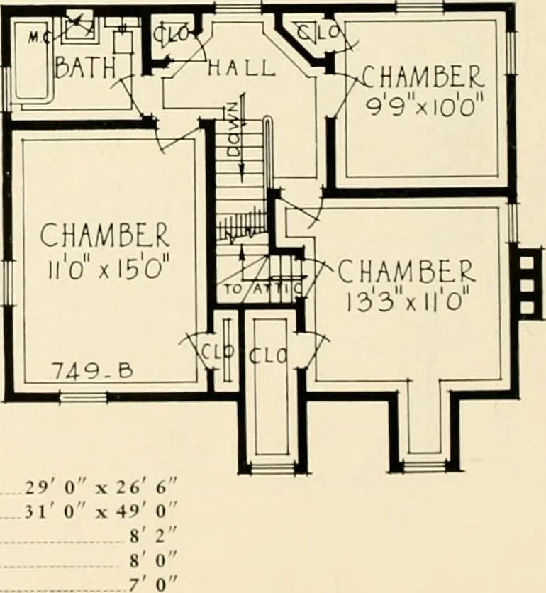 An illustration from Modern homes., 1920, leaf 17