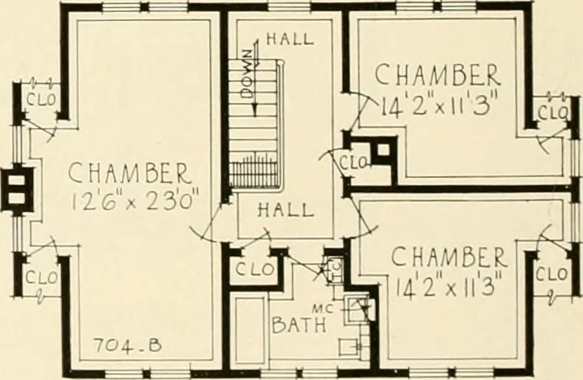 An illustration from Modern homes., 1920, leaf 19