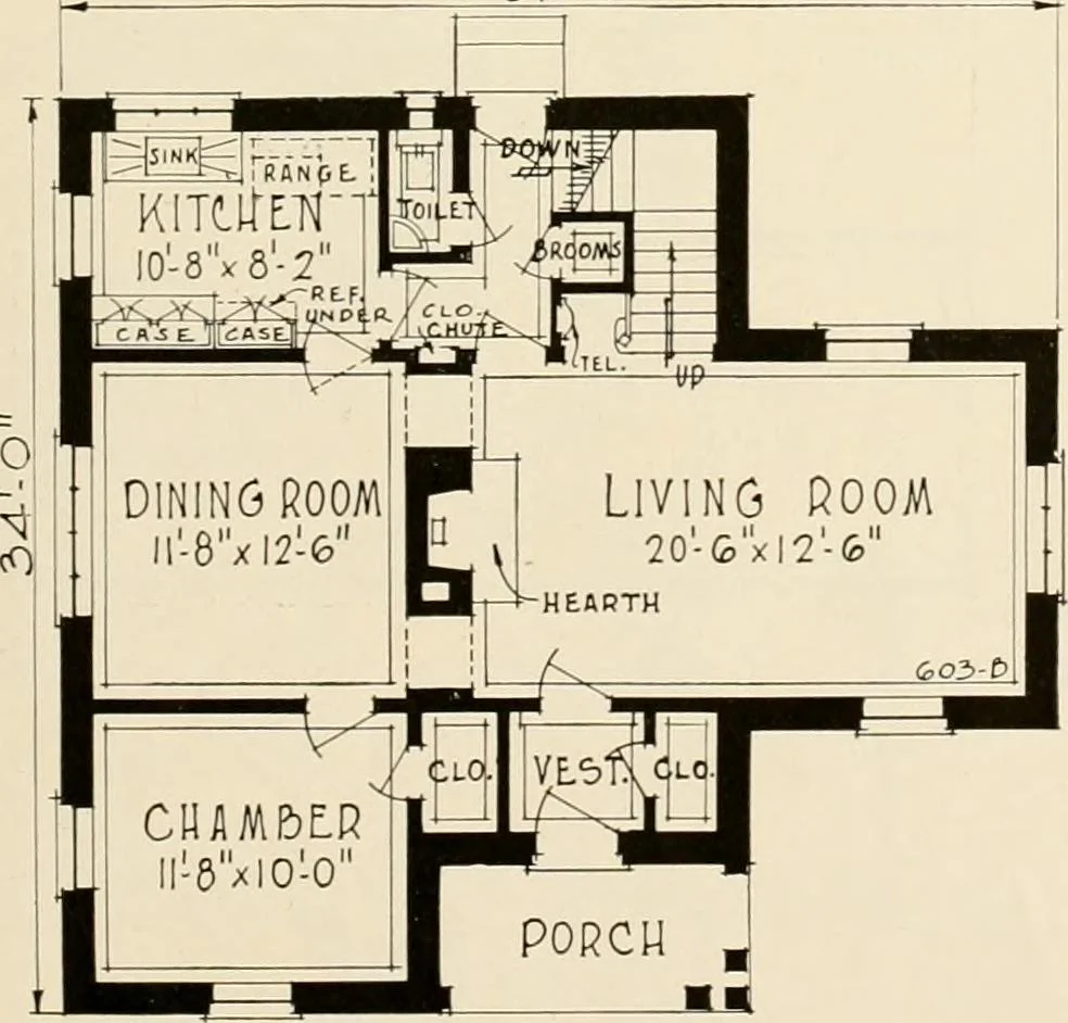 An illustration from Modern homes., 1920, leaf 20