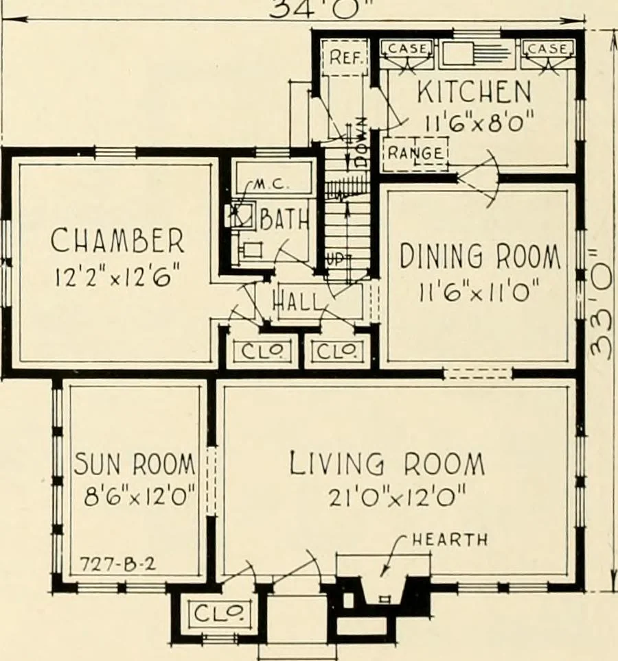 An illustration from Modern homes., 1920, leaf 21