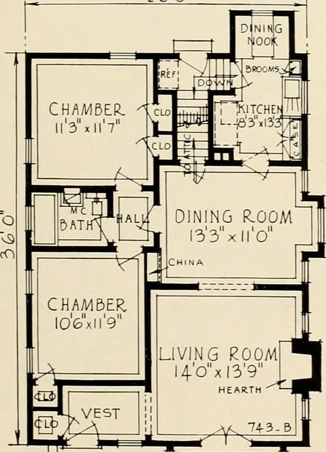 An illustration from Modern homes., 1920, leaf 22